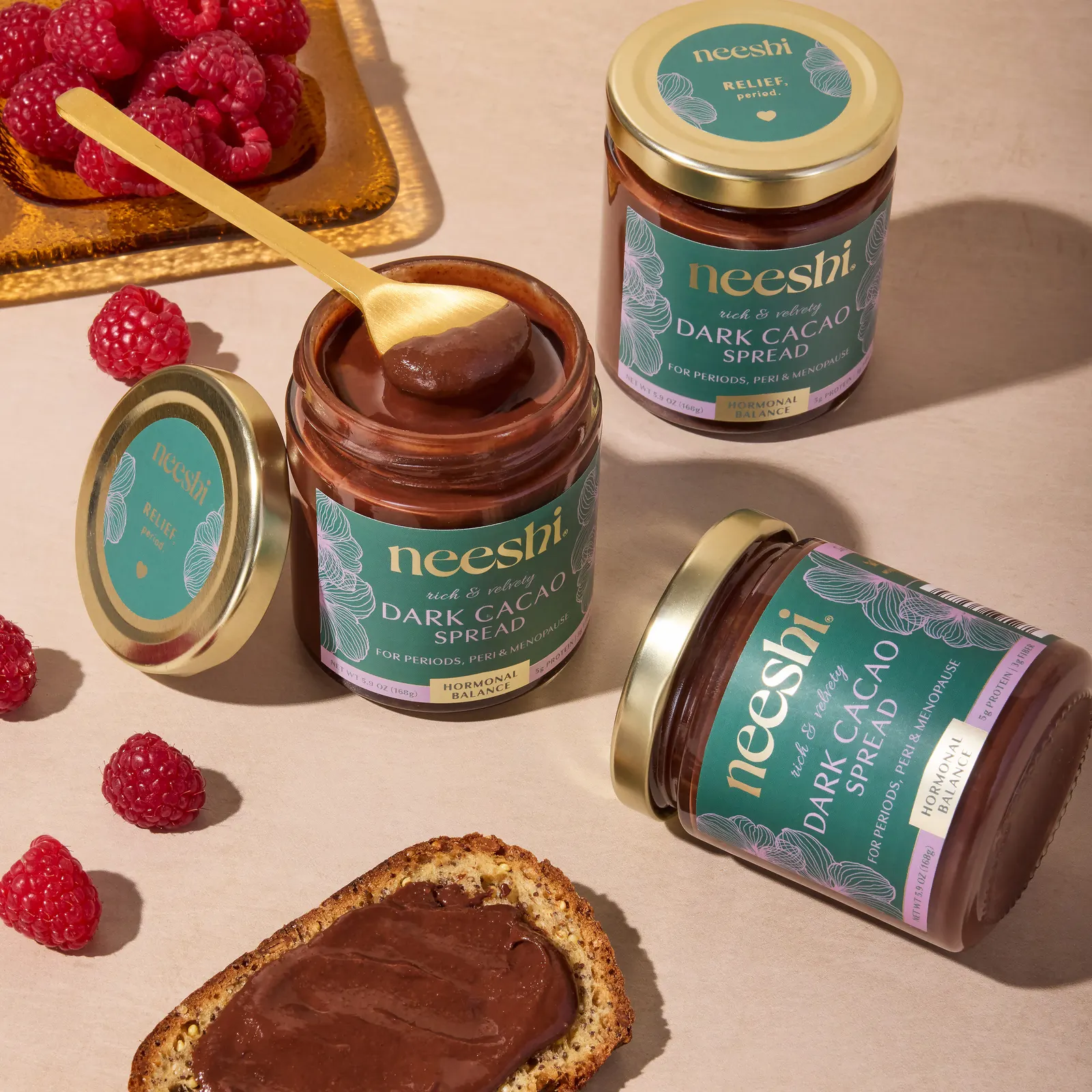 Free Jar of Neeshi Dark Cacao Spread with Any Order Over $70